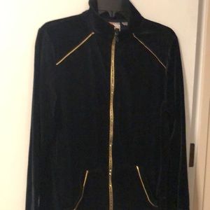 Quacker Factory Zip Up Jacket Ladies Small